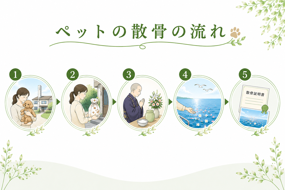 ペットの散骨
